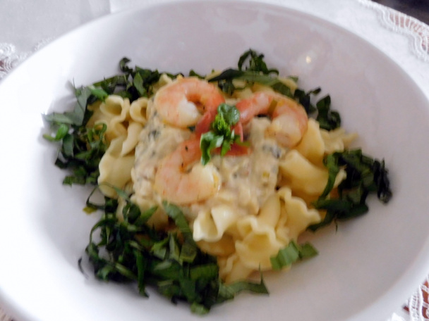 Cestoviny s Alfredo omáčkou a krevetami po mojom (fotorecept) - obrázok 10