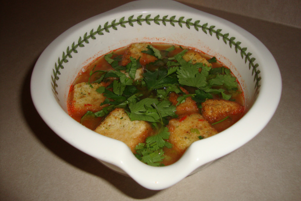 Pikantná polievka s oranžovou šošovicou (fotorecept) - obrázok 5