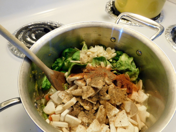 Zeleninová polievka s hlivou kotúčovou (fotorecept) - obrázok 6