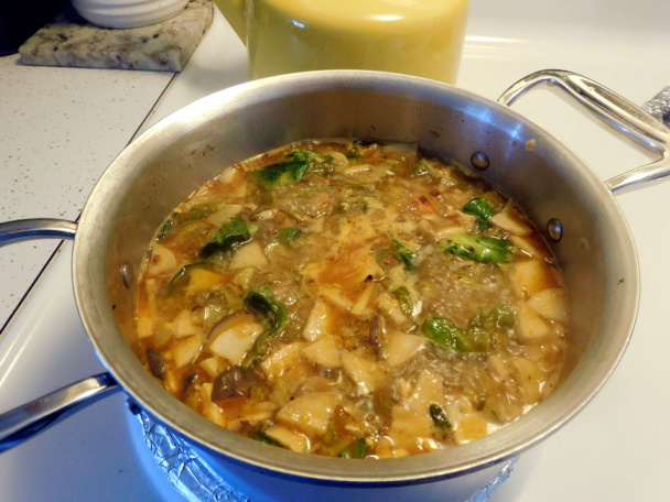 Zeleninová polievka s hlivou kotúčovou (fotorecept) - obrázok 7