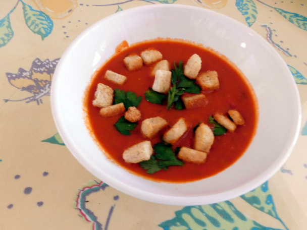 Krémová polievka z pečených kápií (fotorecept) - obrázok 11