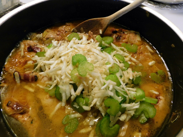 Bravčový paprikáš so zelerom a šampiňónmi (fotorecept) - obrázok 5