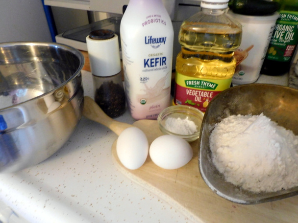 Focaccia so zemiakmi, pórom a syrom  (fotorecept) - obrázok 2