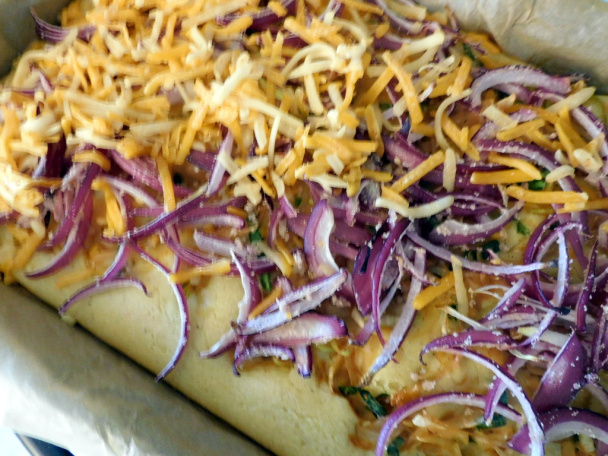 Focaccia so zemiakmi, pórom a syrom  (fotorecept) - obrázok 10