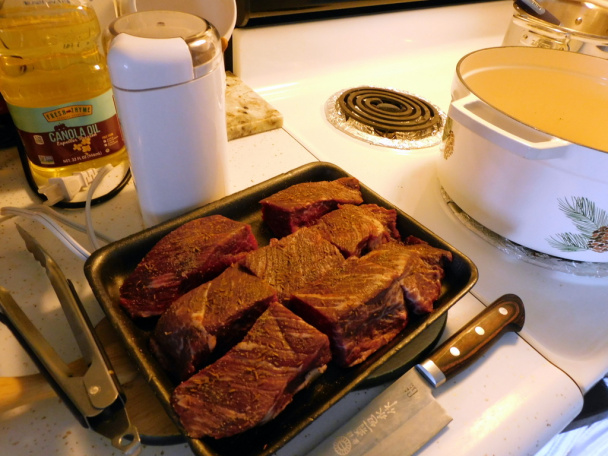 Hovädzie kocky na hubách – Herkules na tanieri (fotorecept) - obrázok 2