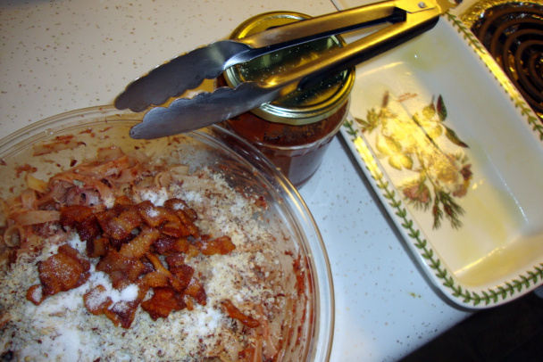 Rezance fettuccelle s lekvárom, lieskovcami a škvarkami (fotorecept) - obrázok 6