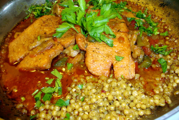 Bravčové plátky s čínskou hlivou a kuskusom (fotorecept) - obrázok 11