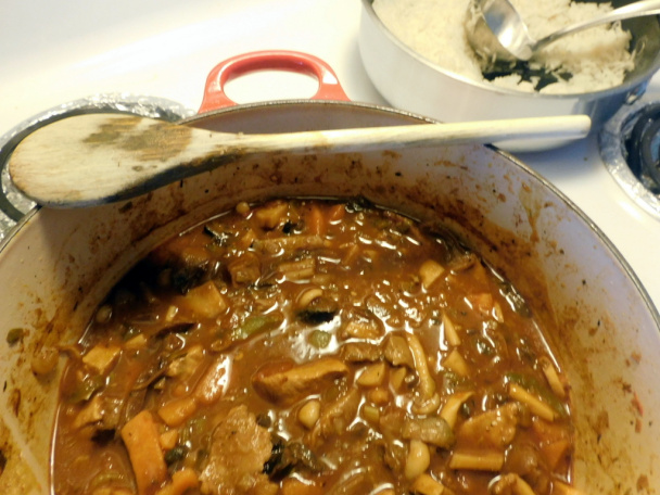 Bravčový guláš s batatami a hubami (fotorecept) - obrázok 13