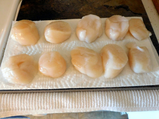 Pečené hrebenatky - mušle sv. Jakuba (fotorecept) - obrázok 1