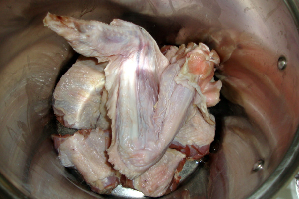 Polievka z morky s pečeňovými haluškami (fotorecept) - obrázok 1