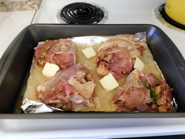 Pečené plnené kuracie stehná (fotorecept) - obrázok 5