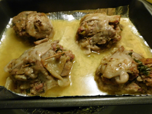 Pečené plnené kuracie stehná (fotorecept) - obrázok 6