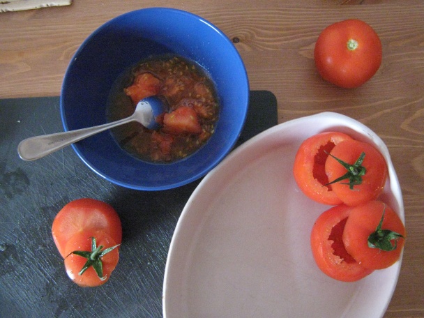 Zapečené paradajky s kuskusom (fotorecept) - obrázok 2