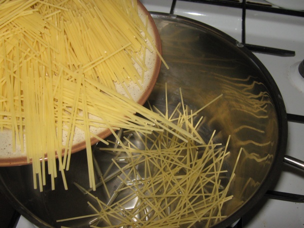 Pražené špagety   ( fotorecept ) - obrázok 1