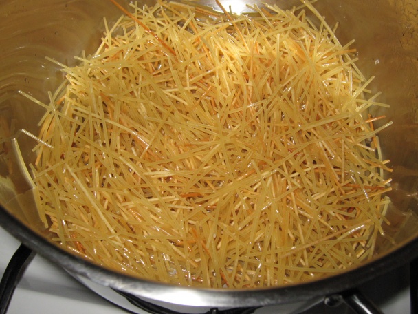 Pražené špagety   ( fotorecept ) - obrázok 2