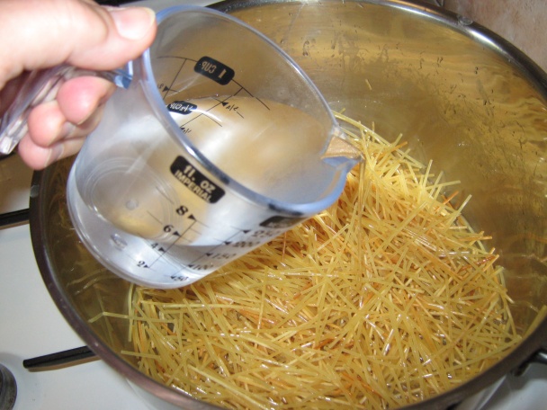 Pražené špagety   ( fotorecept ) - obrázok 3