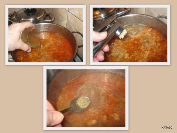 Kapustová polievka s bravčovým mäsom (fotorecept) - obrázok 3
