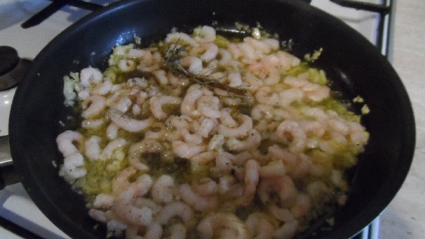 Krevety na víne - obrázok 2