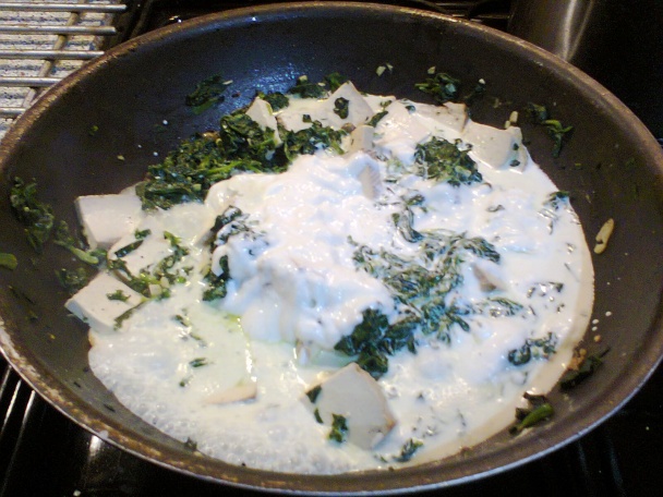 Špagety so špenátom a tofu (fotorecept) - obrázok 4