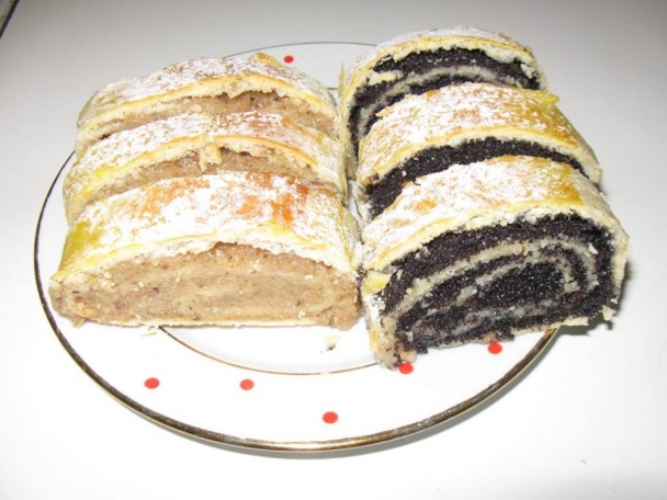 Makový a orechový závin - obrázok 3