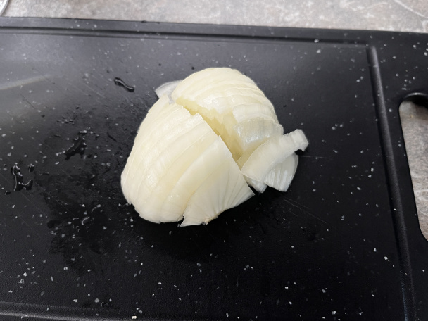 Bagetky s čerstvými šampiňónmi, slaninkou a kápiou (fotorecept) - obrázok 2