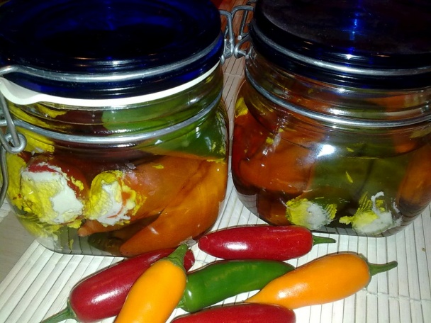 Chilli plnené syrom (fotorecept) - obrázok 5