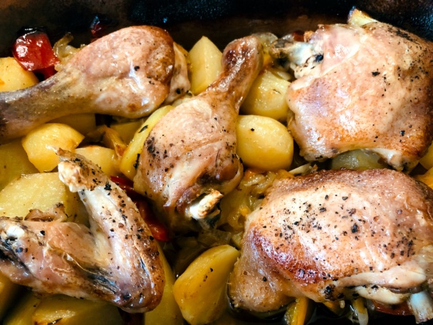 Kurča pečené na zelenine a zemiakoch (fotorecept) - obrázok 7