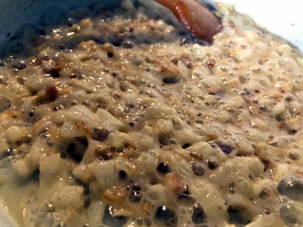 Hrachová kaša s údeným mäsom (fotorecept) - obrázok 4