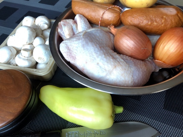 Kura pečené s prílohou (fotorecept) - obrázok 1