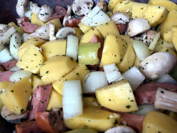 Kura pečené s prílohou (fotorecept) - obrázok 2