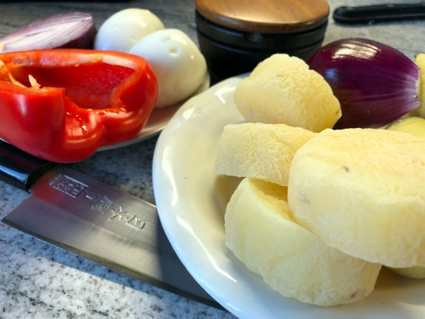 Tvarôžkový šalát (fotorecept) - obrázok 1