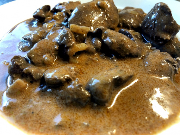 Kuracia pečeň na paprikách (fotorecept) - obrázok 7