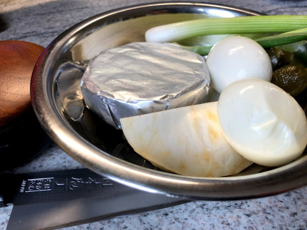 Hermelínový šalát s vajcom (fotorecept) - obrázok 1