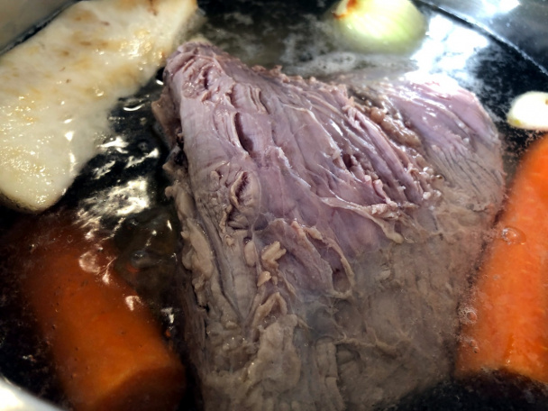 Hovädzie trhané s cibuľovo-horčicovou omáčkou (fotorecept) - obrázok 2