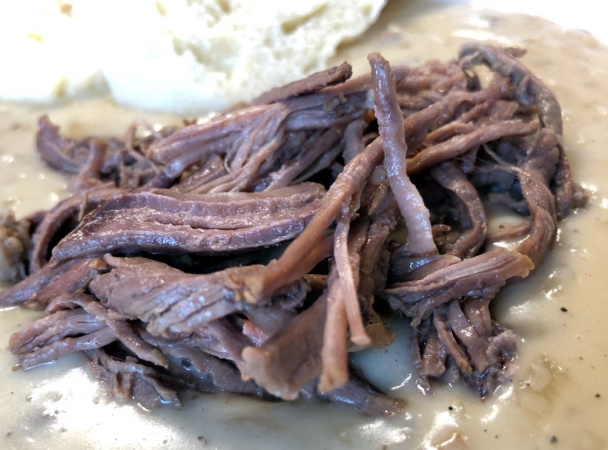 Hovädzie trhané s cibuľovo-horčicovou omáčkou (fotorecept) - obrázok 8