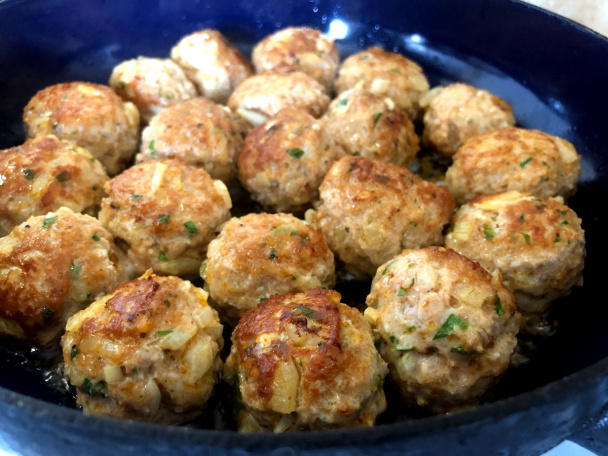 Kolienková zmes s mäsovými guľkami (fotorecept) - obrázok 4