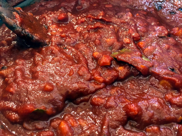 Plnená paprika so silnou paradajkovou omáčkou (fotorecept) - obrázok 7