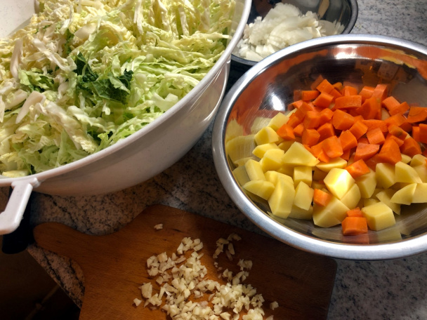 Kelová polievka s mletým mäsom (fotorecept) - obrázok 2