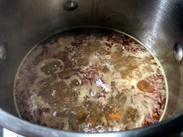 Kelová polievka s mletým mäsom (fotorecept) - obrázok 5