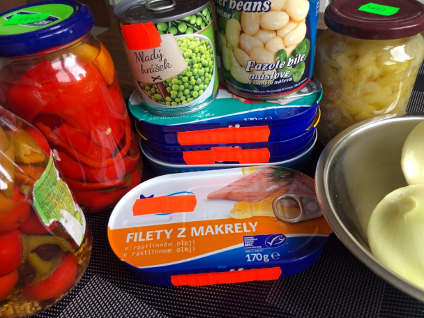 Rybí šalát feferónový takmer podľa ČSN (fotorecept) - obrázok 1