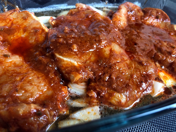 Marinované rezne pečené so zemiakmi (fotorecept) - obrázok 3