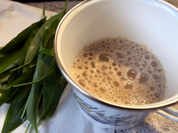 Langoše s medvedím cesnakom (fotorecept) - obrázok 2