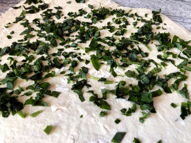 Langoše s medvedím cesnakom (fotorecept) - obrázok 5