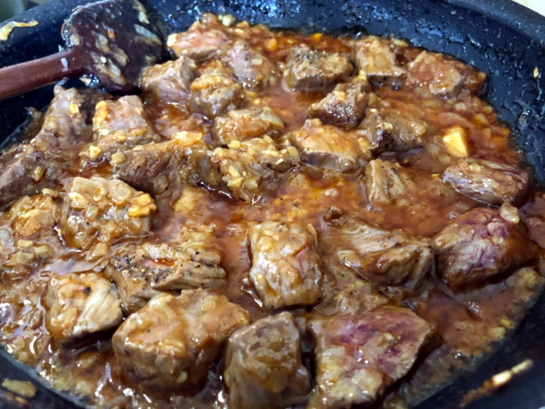 Hovädzie na cesnaku a smotane (fotorecept) - obrázok 4