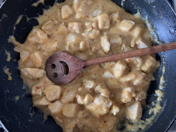 Jeseň na tanieri (pečená paprika plnená kuracím mäsom) (fotorecept) - obrázok 2