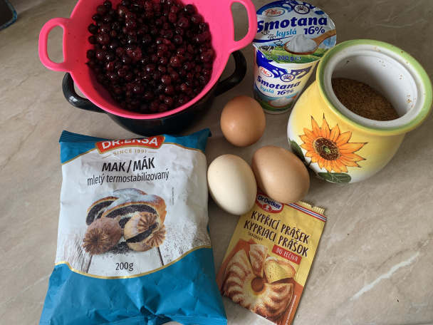 Maková bublanina bez múky s kakaovou polevou (fotorecept) - obrázok 1