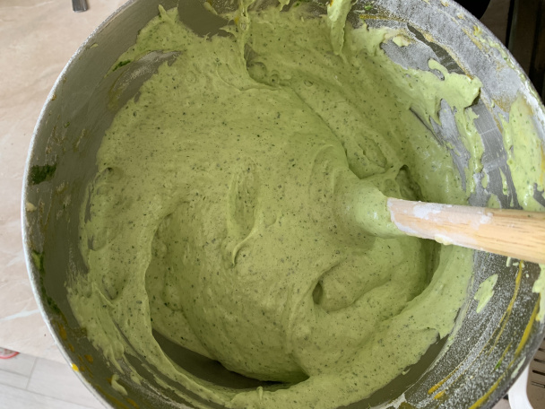 Zelená torta s kokosovým krémom (fotorecept) - obrázok 2