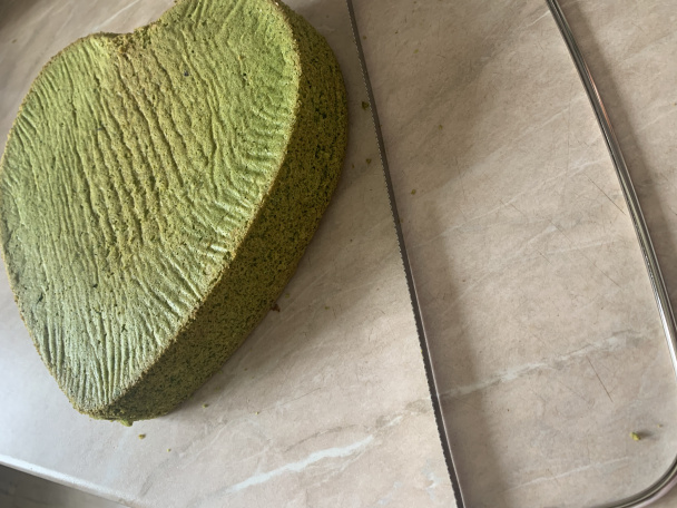 Zelená torta s kokosovým krémom (fotorecept) - obrázok 4