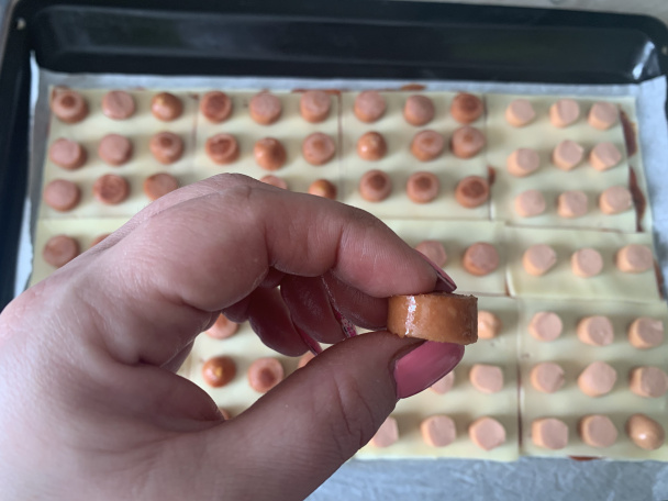 Jednohubky z lístkového cesta (fotorecept) - obrázok 4