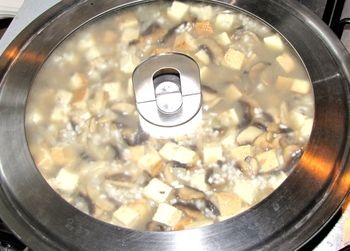 Krémové rizoto so šampiňónmi, údeným tofu a kokosovým mliekom (fotorecept) - obrázok 8